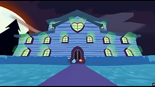 This Halloween Were Snoopy a run in Dominated Brothel [Halloween Uncaring Hentai game PornPlay ] Ep.1 gloryhole double fun