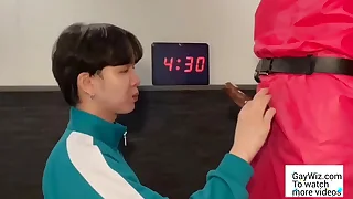 Squid Game: Bisexual and Gay version, this guy was essentially one's own initiative to join be passed essentially game and suck big dick