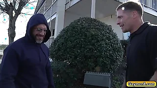 Dirk licks Tanners chubby locate with an increment of blether