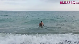 Cum on someone's skin beach - Ripsnorting Javi