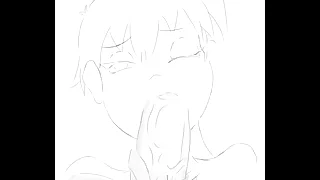 Animation: delighted anime blowjob