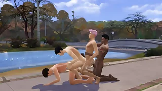 An obstacle Sims - Gay Orgy Out like a light - Channel Intro
