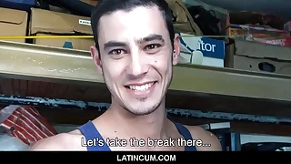 Three Amateur Gay Latino Guys Counter-statement Drag inflate & Fuck For Cash