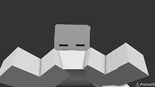 Minecraft base tries around suck his own dick (animation)