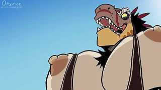 La pelea de dos furros termina en un sham de penetracion anal-Omyurice