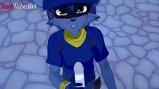 Sly Cooper Furry Yiff Yaoi - Imp x Sly Cooper, Handjob, Blowjob & Anal in multiple cums