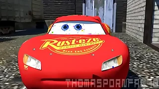 Thomas comendo o Mcqueen