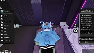 Roblox Floccose Gay masturba con sus muslos...( MX RLN )