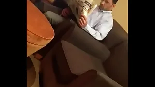 frank joyful masturbe in public coffee