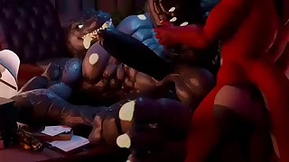 Jacaré furry é fodido