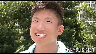 Homosexual oral-job porn